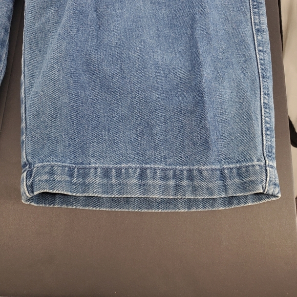 Woman Within Cropped Denim Jeans Size 22WP Petite Elastic Waist - Picture 4 of 12